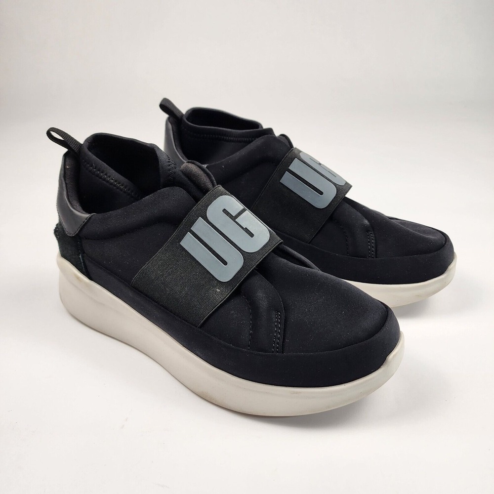 UGG‎ AUSTRALIA Neutra Slip On Sneaker 1095097 Women's Sz 7.5 Black